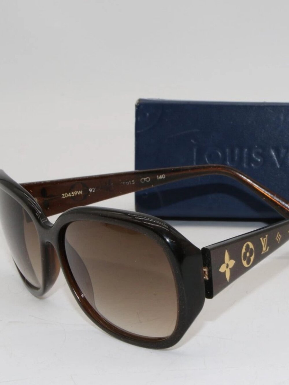 Louis Vuitton AVA Sunglasses Glitter Tortoise Obsession Z0806W 59-15-140 - Brown